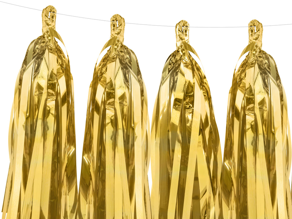 Girlande Quasten Gold | 12Stk./200cm