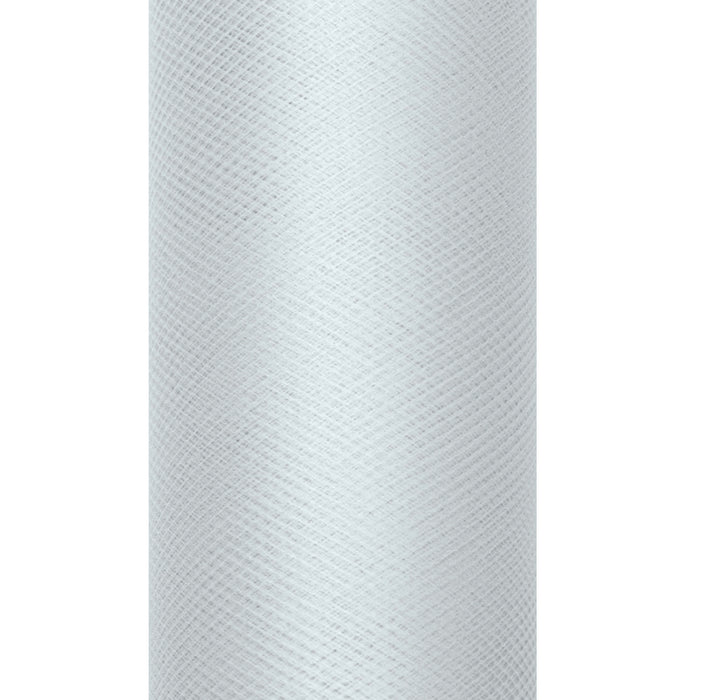 Dekostoff Tüll 0,15m x 9m Grau
