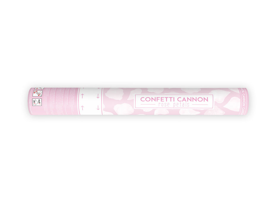 Konfettishooter Rosenblätter Weiß 60cm