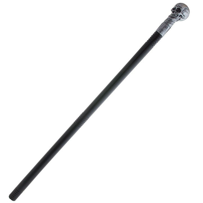 Gehstock aus Kunststoff 75 cm | Totenkopf