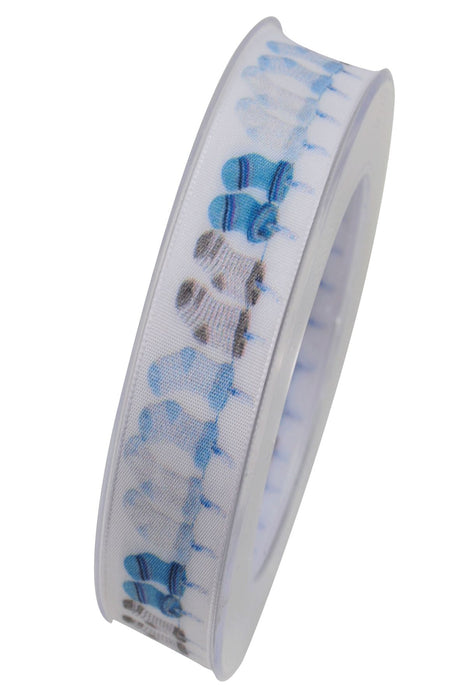 Taftband Söckchen 3m | Hellblau