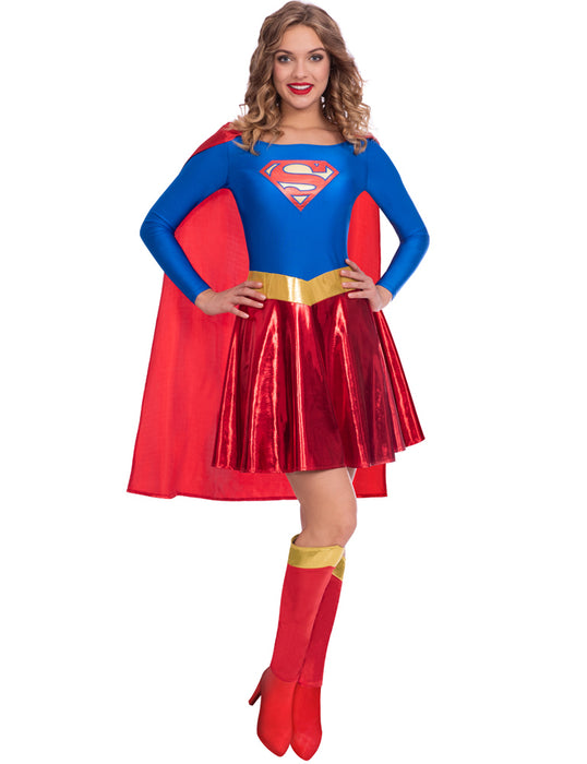Supergirl Kostüm für Damen - Classic | Superhelden DC Heroes Film Cosplay Partykostüm