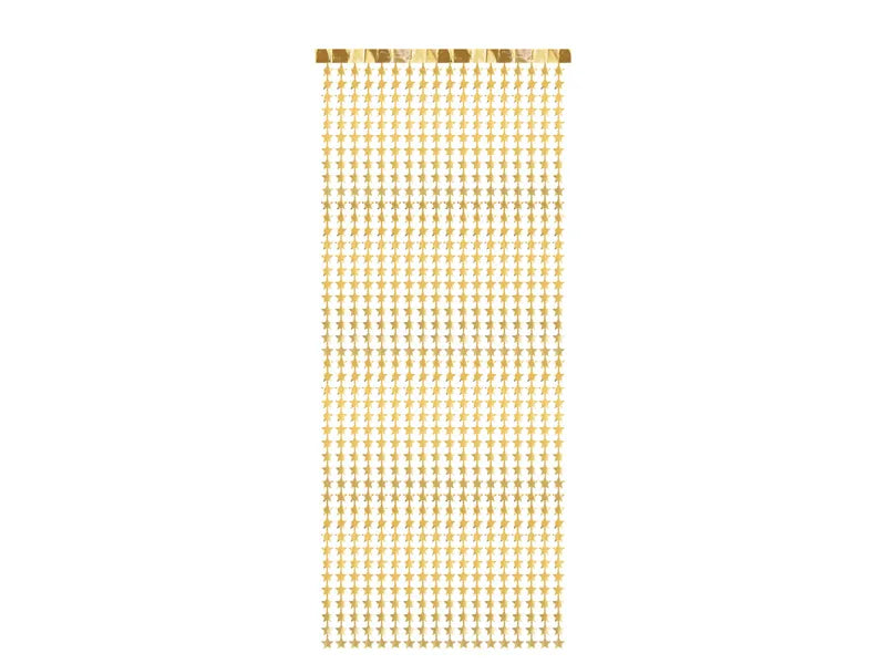 Türvorhang Sterne gold ca. 100x245cm