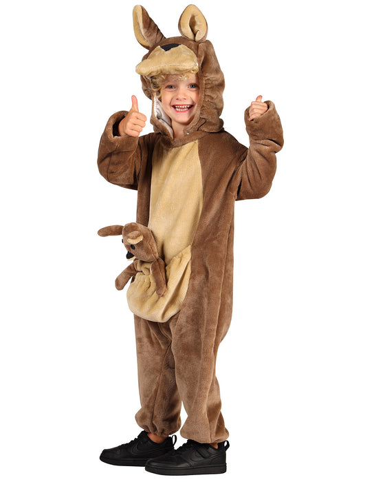 Känguru Kinderkostüm | Braun - Overall