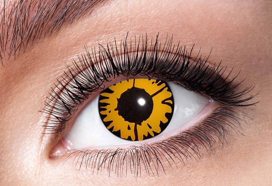 One Week Motiv Kontaktlinsen "Hellraiser" | Schwarz/Rot (w63)