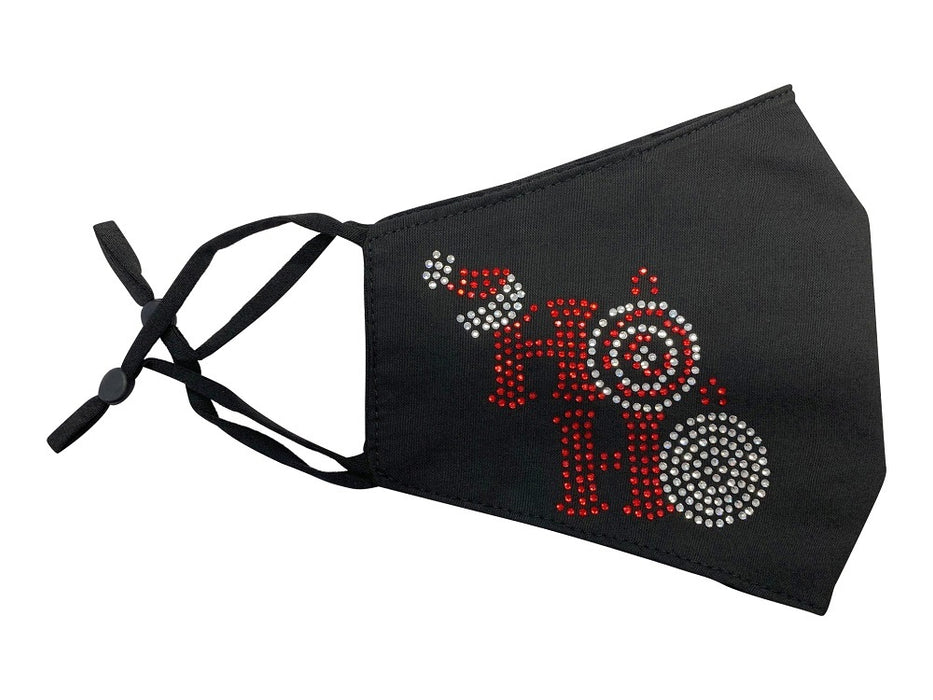 Weihnachtsmaske Mund Nase Stoffmaske Fashion Gesichtsmaske mit Weihnachtsmotiv | Waschbar | 100% Bau