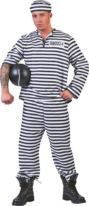 Sträfling Kostüm für Herren