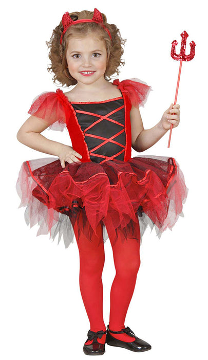 Ballerina Teufelin Kostüm Mädchen