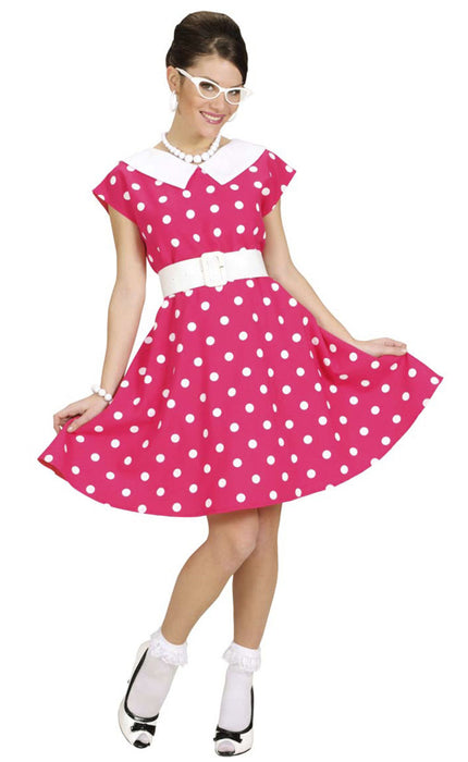 Fifties Kostüm für Damen - Pink