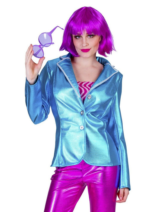 Disco Fever Jacke für Damen - Blau