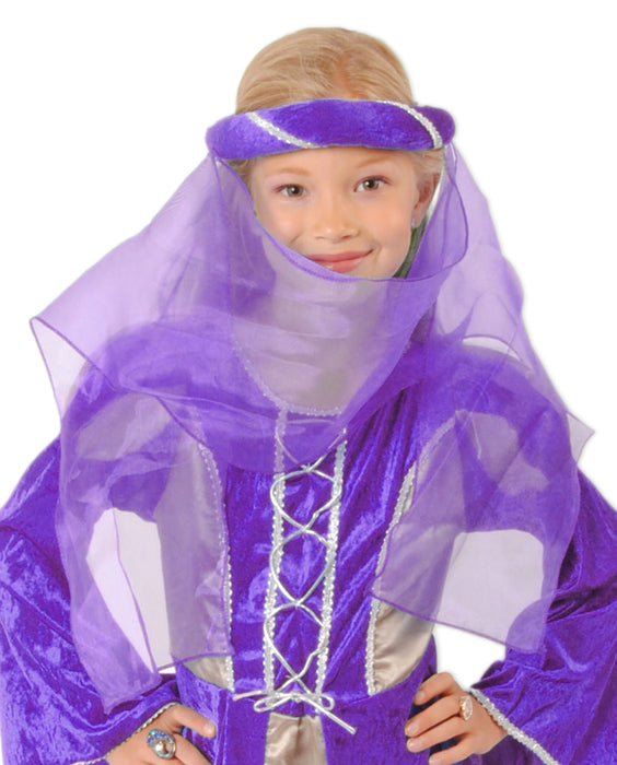 Mittelalter Haarband "Helena" für Mädchen | Kostümzubehör Burgdame - Farbauswahl