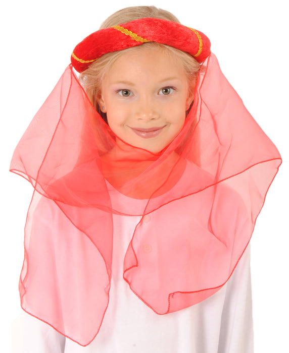 Mittelalter Haarband "Helena" für Mädchen | Kostümzubehör Burgdame - Farbauswahl