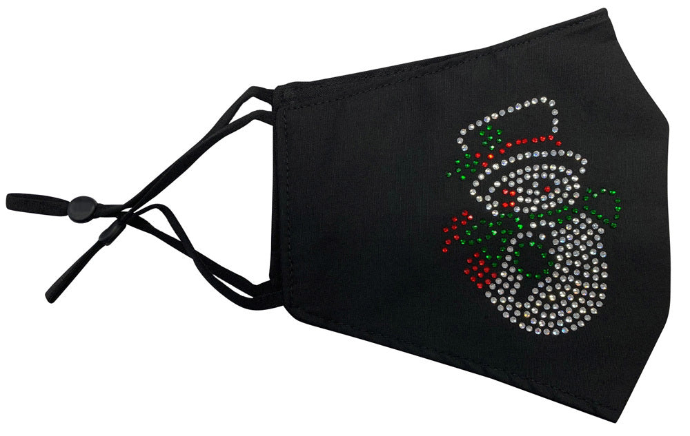Weihnachtsmaske Mund Nase Stoffmaske Fashion Gesichtsmaske mit Weihnachtsmotiv | Waschbar | 100% Bau