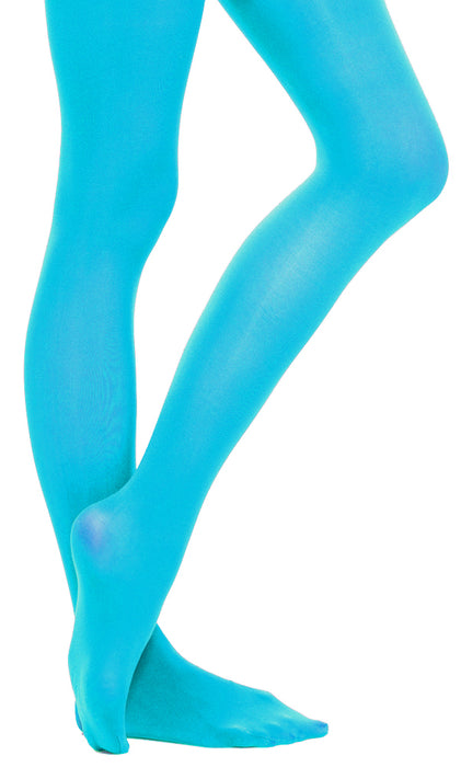 Blickdichte Strumpfhose für Herren 40 DEN | Gr. XL Türkis