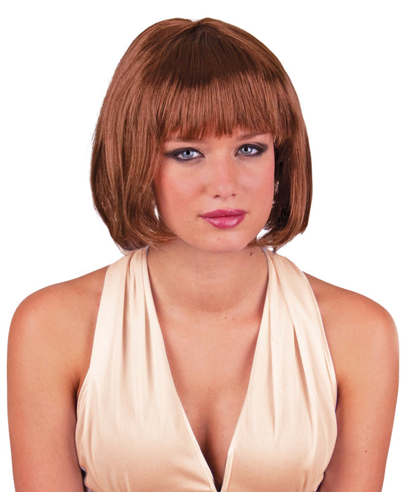 Cabaret Bob Perücke "Holly" für Damen | Braun