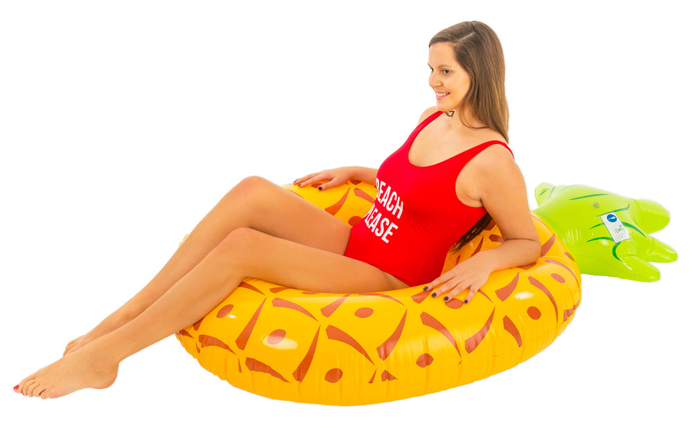 XXL Ananas Schwimmreifen 180 x 115 cm
