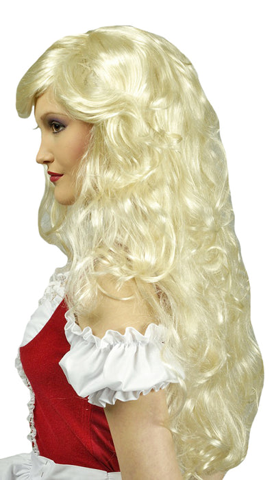 Langhaar Locken Perücke Taylor - Blond