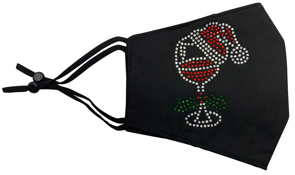 Weihnachtsmaske Mund Nase Stoffmaske Fashion Gesichtsmaske mit Weihnachtsmotiv | Waschbar | 100% Bau