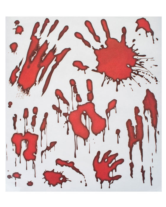 Blutige Hände Halloween Dekorations Artikel - Wandtattoos