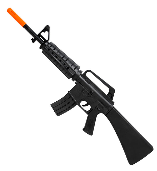 Spielzeug Maschinengewehr M16 - 68 cm Schwarz | Zubehör Kostüm Soldat