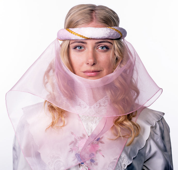 Mittelalter Haarband Helena für Damen - Rosa Gold