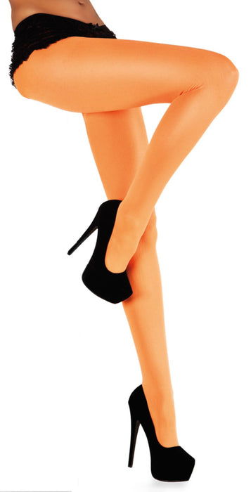 Blickdichte Strumpfhose für Damen 40 DEN | Neon Orange