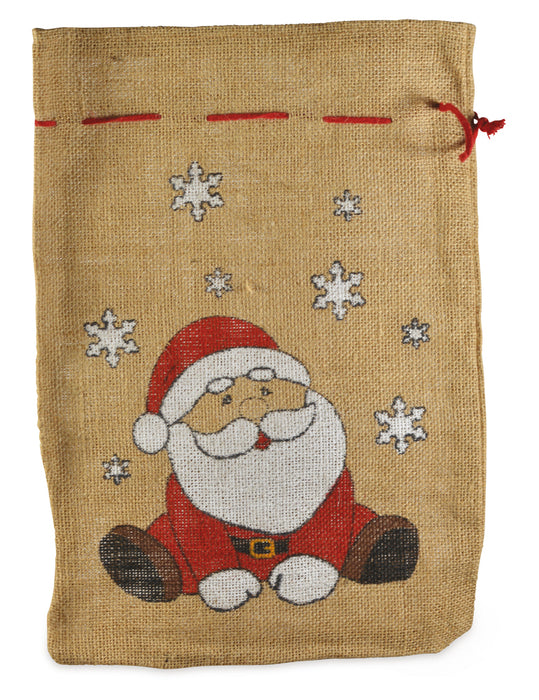 Nikolaussack Jutesack 25 x 35 cm | Motiv Geschenkesack Weihnachten Advent