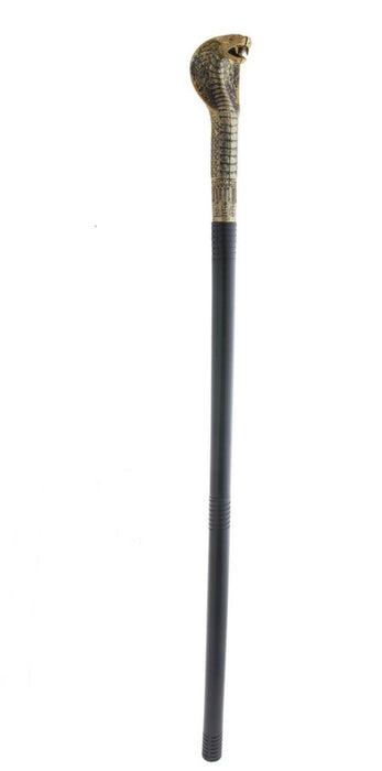 Gehstock aus Kunststoff | Schlangenkopf Pharonenstab - 82 cm