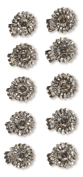 Weihnachtsbaum Metall Baumkerzenhalter 10er Pack | 15mm Clip | Silber oder Gold