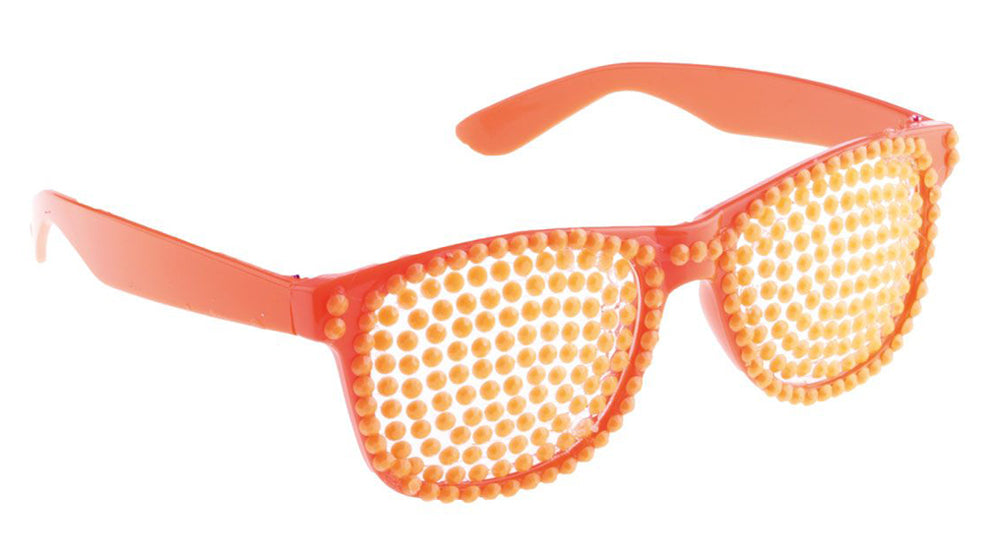 Neon Party Brille zum Kostüm - Orange