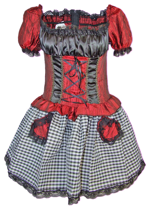 Burlesque Piratin Kleid Victoria - Sexy Piratenkostüm für Damen