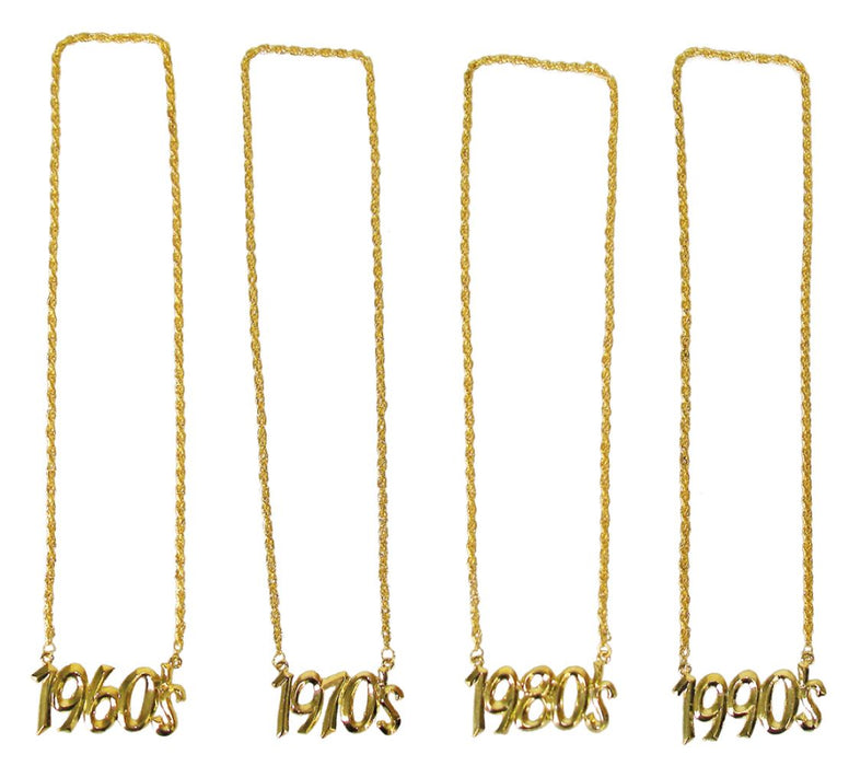 Goldene Halskette mit Jahreszahl 1970