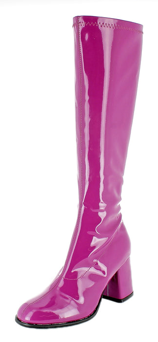 Gogo Damen Lackstiefel normale Schaftweite - Beere