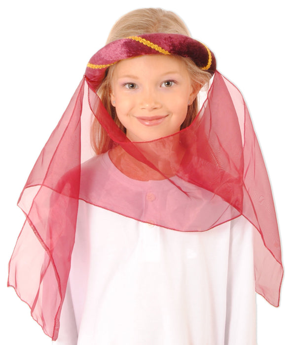 Mittelalter Haarband "Helena" für Mädchen | Kostümzubehör Burgdame - Farbauswahl