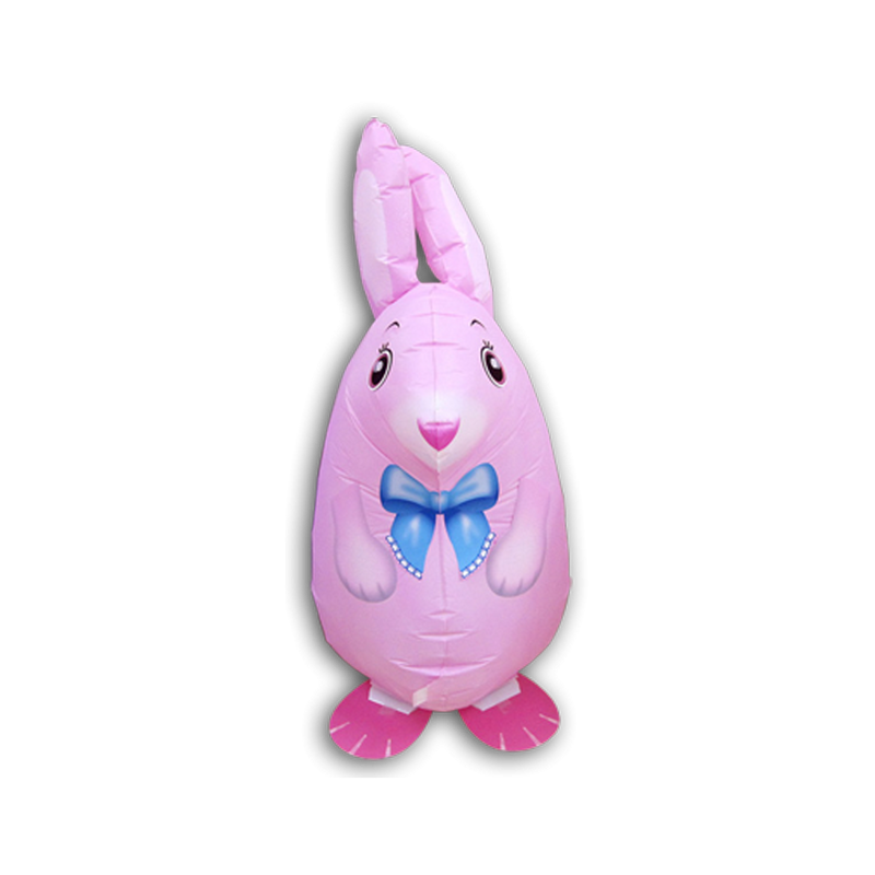 Airwalker Folienballon "Hase pink" | 60cm