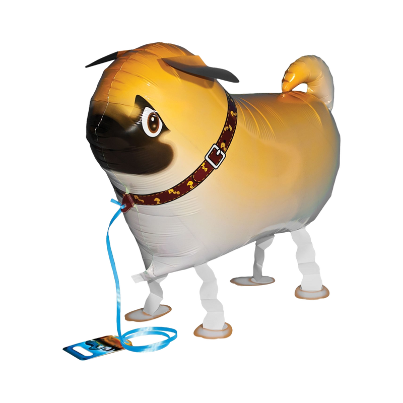 Airwalker Folienballon "Mops" | 55cm