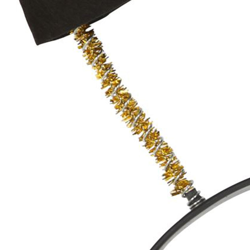Haarreif mit Doktorhut | Doktorandenhut Schwarz Gold