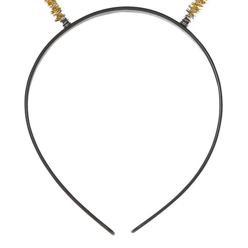 Haarreif mit Doktorhut | Doktorandenhut Schwarz Gold