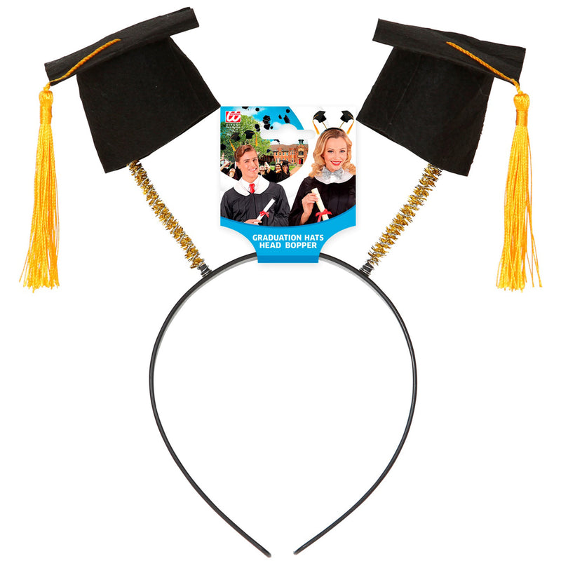 Absolventenhut Haarreif | Schwarz - Doktorandenhut