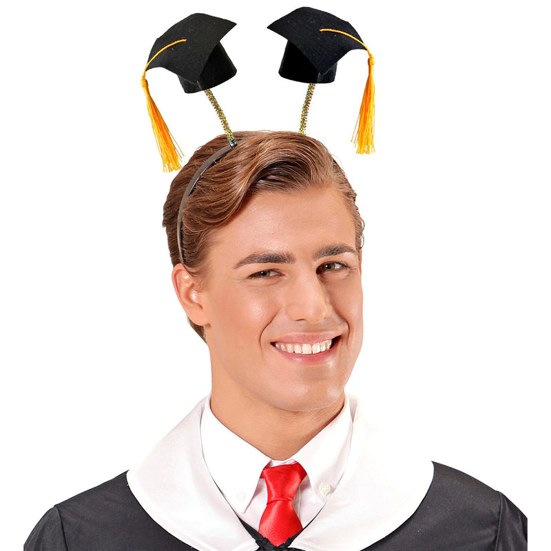 Absolventenhut Haarreif | Schwarz - Doktorandenhut