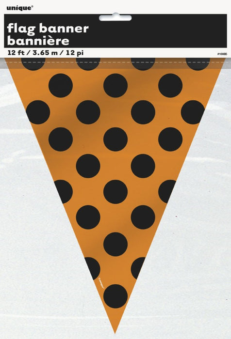 Wimpelkette Dots Halloween | 3,65m