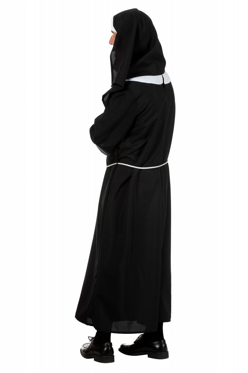 Nonne Kostüm für Herren 3-tlg. | Schwarz Weiß - Spaßkostüm