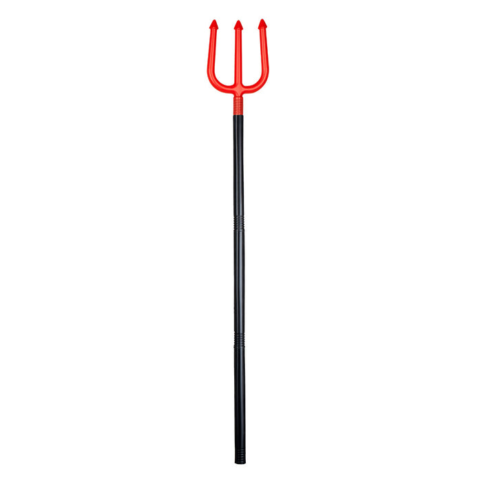 Teufelsgabel Dreizack 4-teilg | Rot 112cm