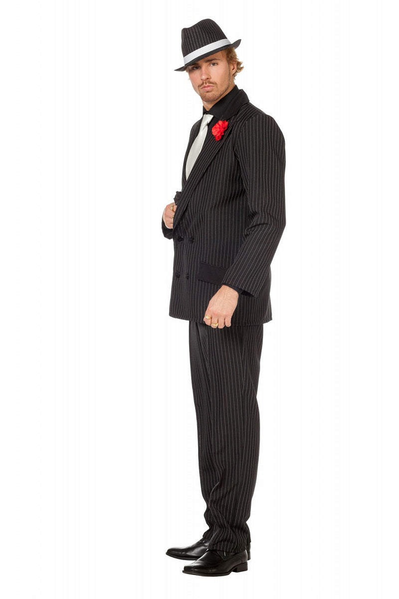 Gangster "Todd" Kostüm für Herren 2-tlg. | Schwarz