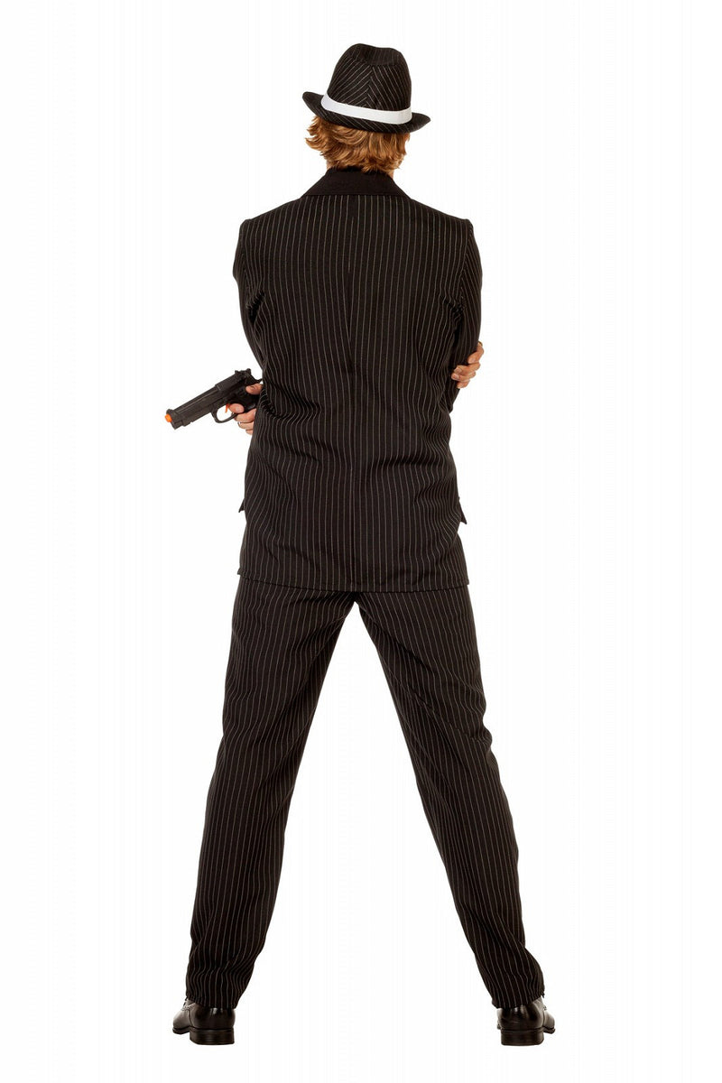 Gangster "Todd" Kostüm für Herren 2-tlg. | Schwarz