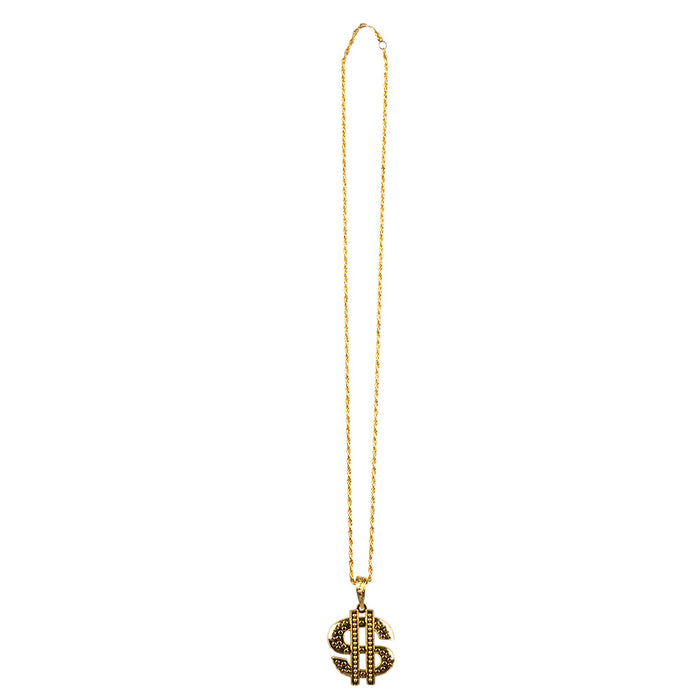 Kette Dollarzeichen Bling-Bling | Gold