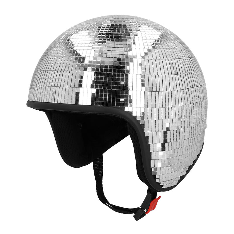 Discoparty Helm "Discokugel" | Silber