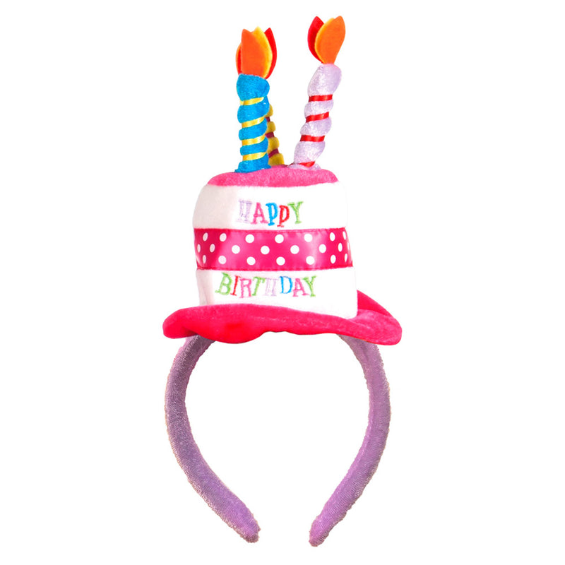 Haarreif "Happy Birthday" | Hut mit Kerzen - Geburtstag