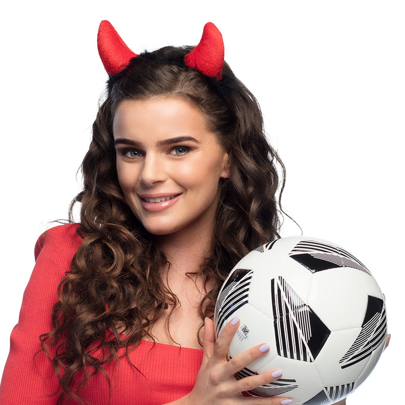 Teufelshörner Haarreif | Rot