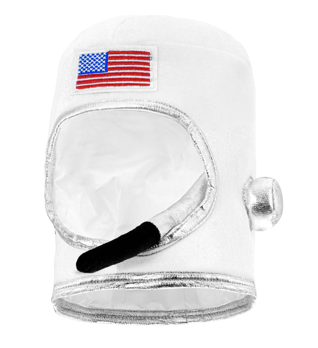 Helm zum Astronauten Kostüm | Weiß - Astronautenhelm Weltall